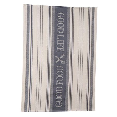 Kay Dee Kay Dee Cooks Kitchen Graphite Cotton Woven Jacquard Tea Towel 1 pk R3238